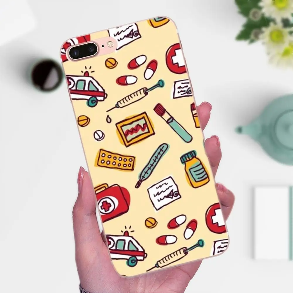 ТПУ чехлы медицинские таблетки для Xiaomi Mi3 Mi4 Mi4C Mi4i Mi5 Mi 5S 5X 6 6X 8 SE A1 Max Mix 2 Note 3 4 |