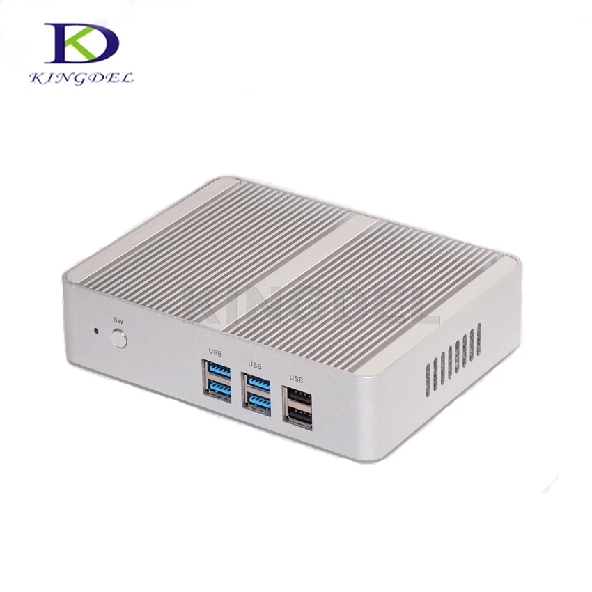 Мини ПК без вентилятора Windows 10 Linux Barebone Intel N3150/N3050 Max 2 08 ГГц/2 16 ГГц VGA HDMI Nuc ТВ