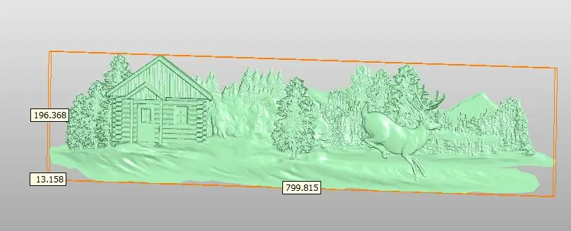 3 шт. Олень 3D модель, рельеф STL модель для ЧПУ резьба гравировка artcam type3 aspire M364