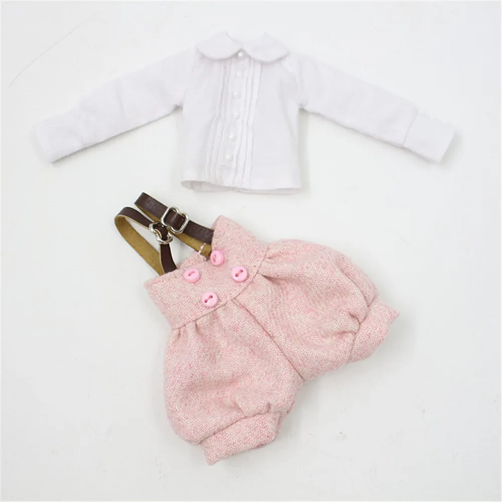 Одежда для кукол BLYTH ICY DBS платье юбка брюки на подтяжках подходит 1/6 обычное