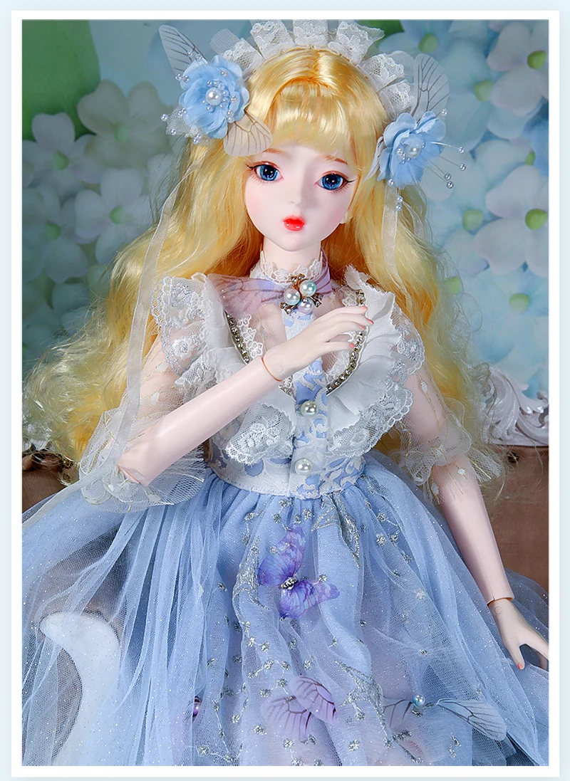 1/3 BJD кукла индивидуальные куклы для механических соединений тела ручной работы макияж мечта фея 62 см AI YoSD MSD комплект игрушка подарок DC Lai