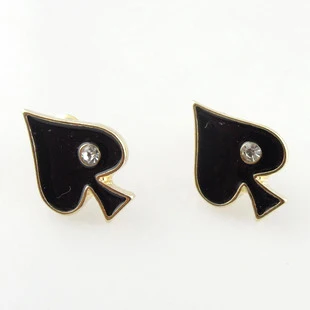 Оптовая Моды Прекрасные Сердца Лопата Слива Площадь Покер Карты Горный Хрусталь