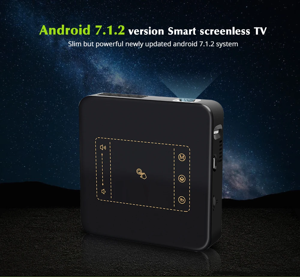 ThundeaL T20 DLP проектор Android 7 мини светодиодный WiFi T5 проектор Bluetooth 2K 4K 3D портативный DLP-100 проектор батарея домашний кинотеатр