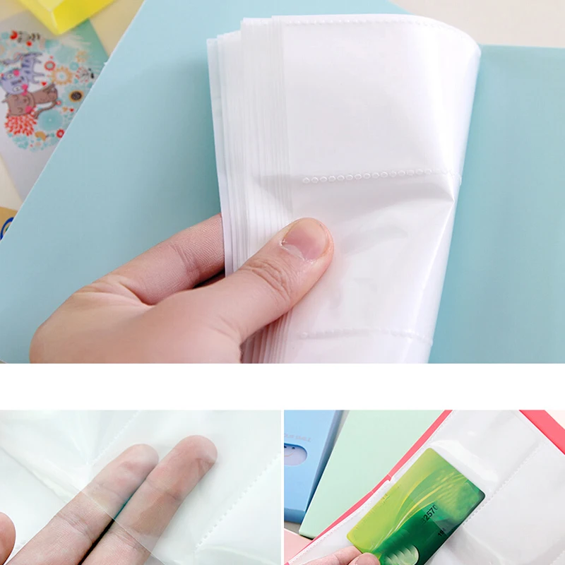 Модная новинка большая емкость для карт в наличии 120 слотов органайзер визитных