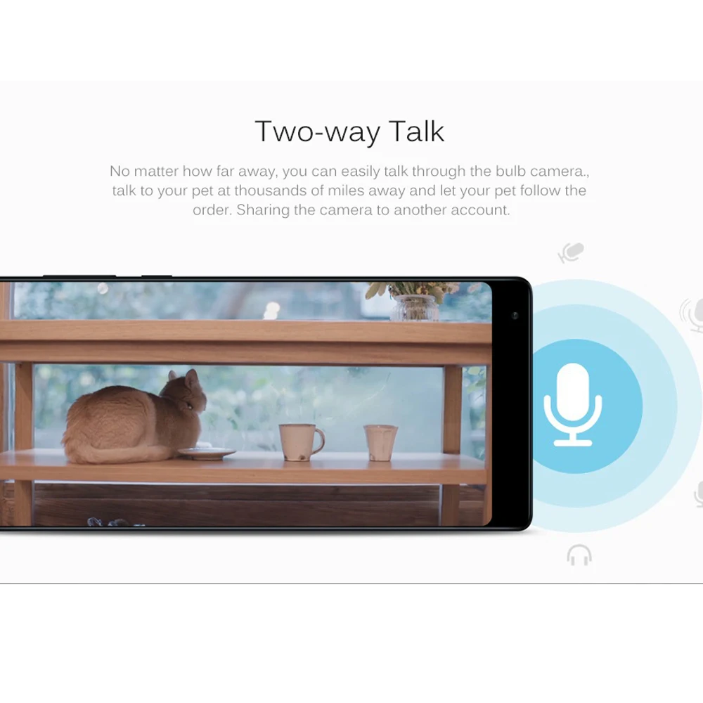 Hiseeu Лампочка Беспроводная IP-камера Wi-Fi FishEye 960P/3MP 360 градусов VR CCTV Домашняя безопасность Панорамная вкл.