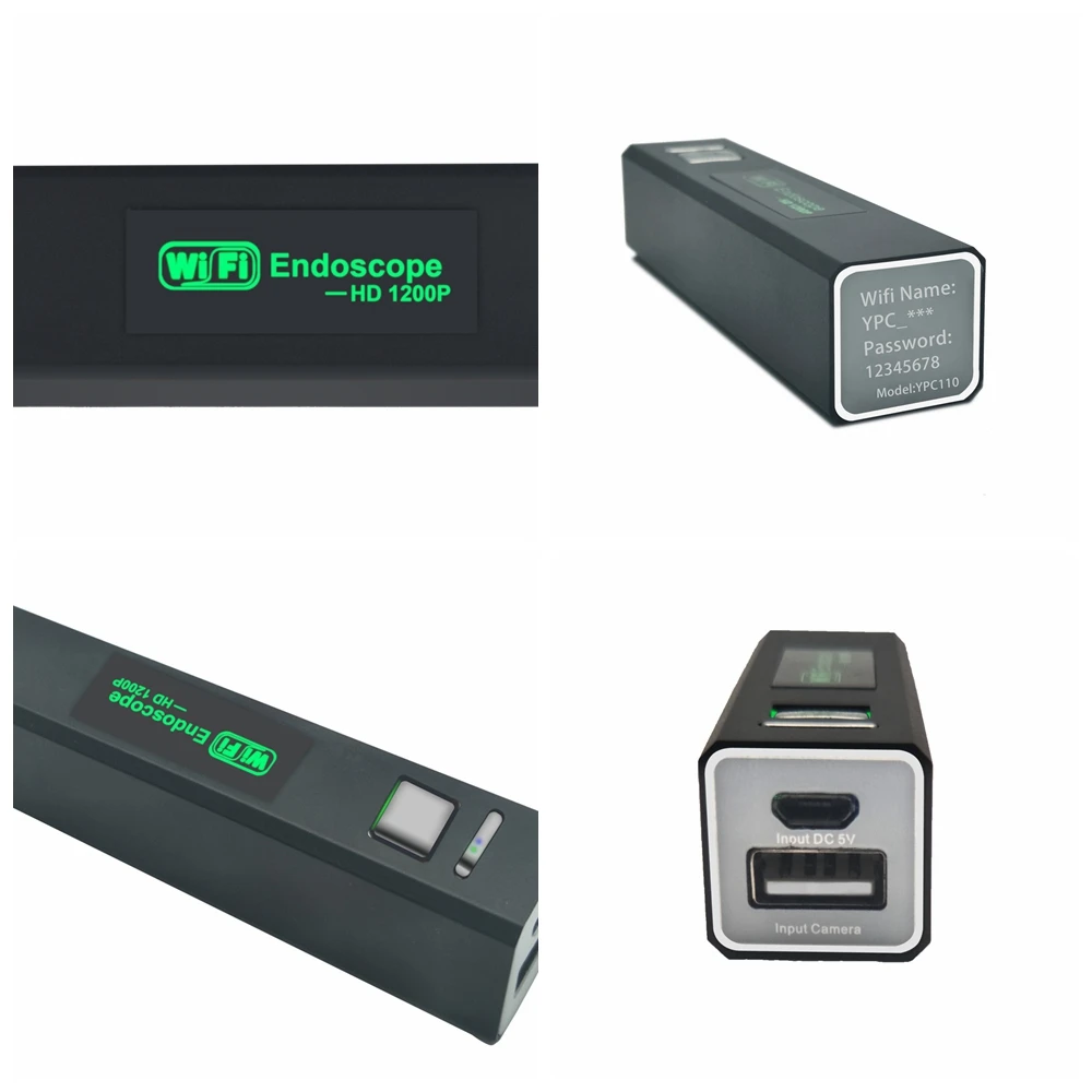 WIFI эндоскоп камера мини Водонепроницаемый Жесткий кабель USB бороскоп для Android Iphone