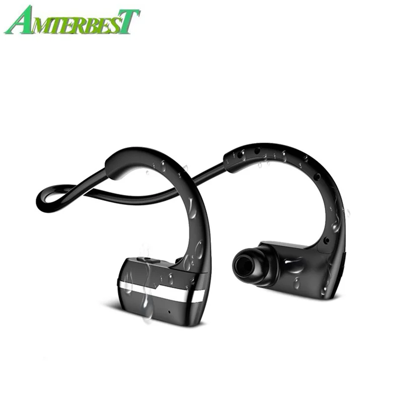 AMTERBEST P9 Bluetooth гарнитура IPX4 устойчивое спортивные наушники стерео Беспроводной HD