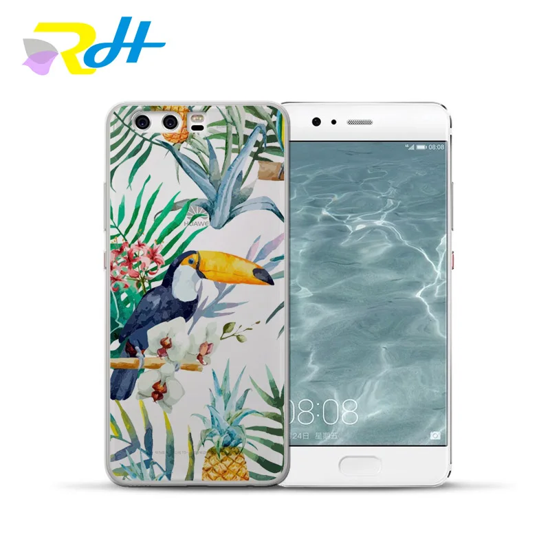 Для funda Huawei P20lite чехол стильный тропический ветер для P8 lite Coque Etui P Smart P10 Lite P10Plus P20 P30