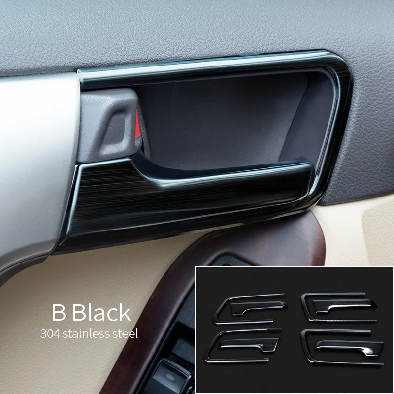 B Black OriginSpark для 2010- Toyota land cruiser Prado Межкомнатная дверь из нержавеющей стали с перчаткой, защитная накладка - Название цвета: B Black