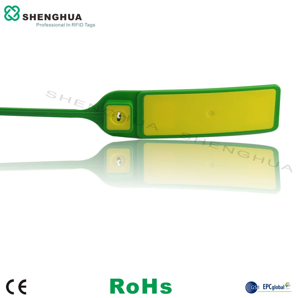 

100pcs/pack Manufacture RFID Seal Adjustable Plastic RFID UHF Ailen H3 Chips Cable Zip Pull Tie Lock For Asset Management