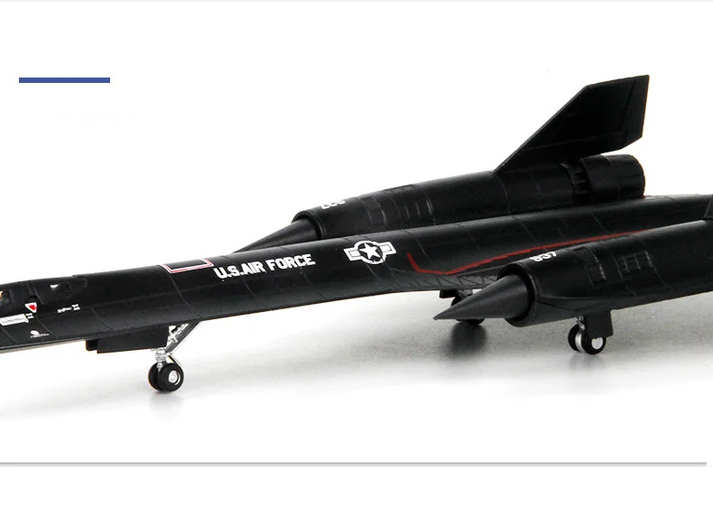 22,5*11,5*14 см Blackbird SR-71A разведочный самолет сплав модель самолета Моделирование готовые украшения RC модель SR71 1:144