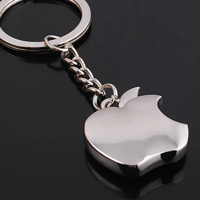 P & U 2017 новое поступление Серебряный Мини Apple брелок Высокое качество модные