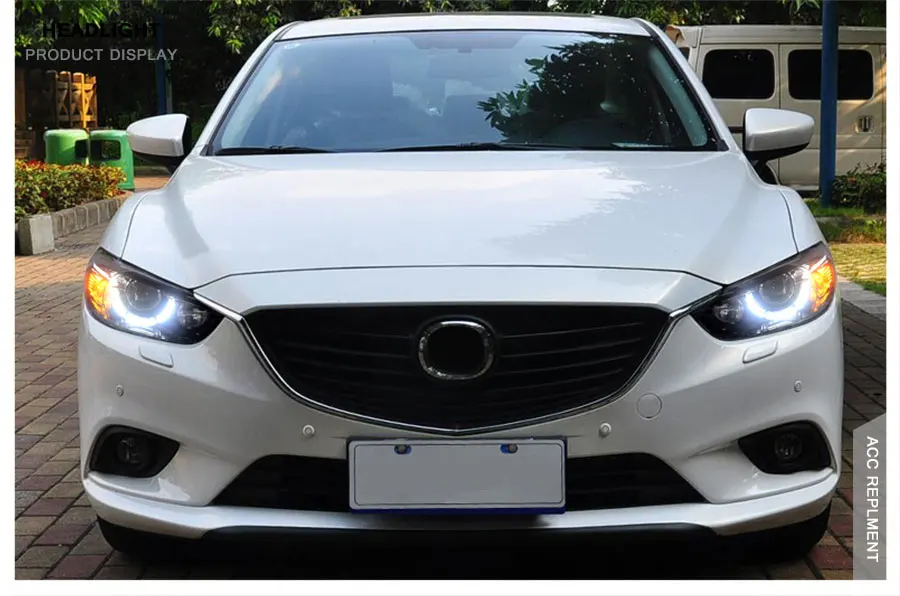 Автомобильный Стайлинг для Mazda 6 фары- мазда 6 Atenza светодиодный фонарь Mustan дизайн DRL Bi Xenon объектив Высокий Низкий луч парковка