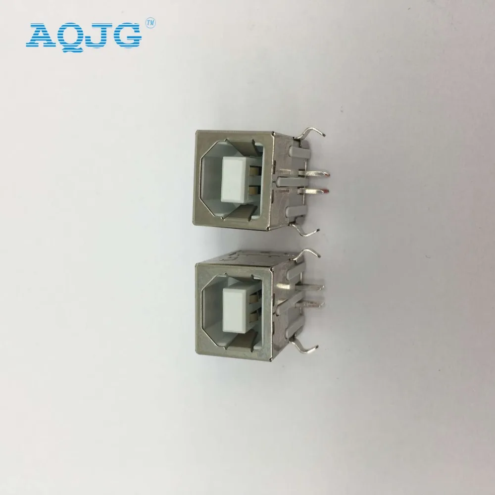 50 шт. разъём для принтера под прямым углом DB90|connector usb|connector femaleconnector jack |