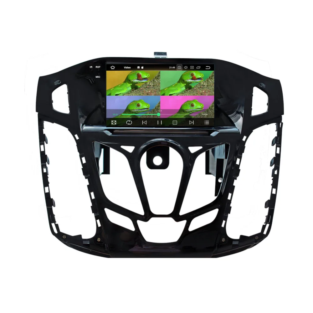 Автомагнитола Android 8.0 Octa Core 4GB RAM с Bluetooth для Ford Focus 2012 2013 2014 с DVD-плеером, Wifi, OBD, камерой в DAB+.