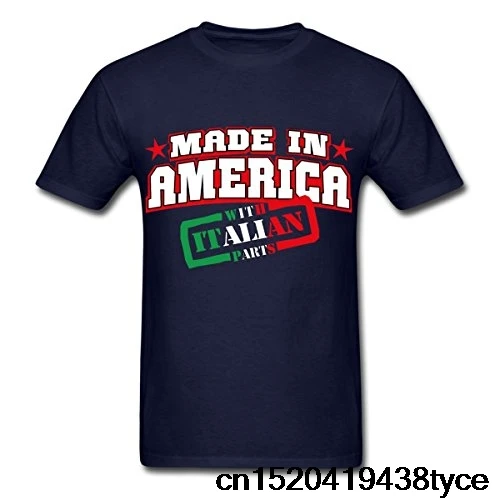 Возьмите 2017 мода Лидер продаж made_in_america _ итальянская мужская футболка 100% хлопок