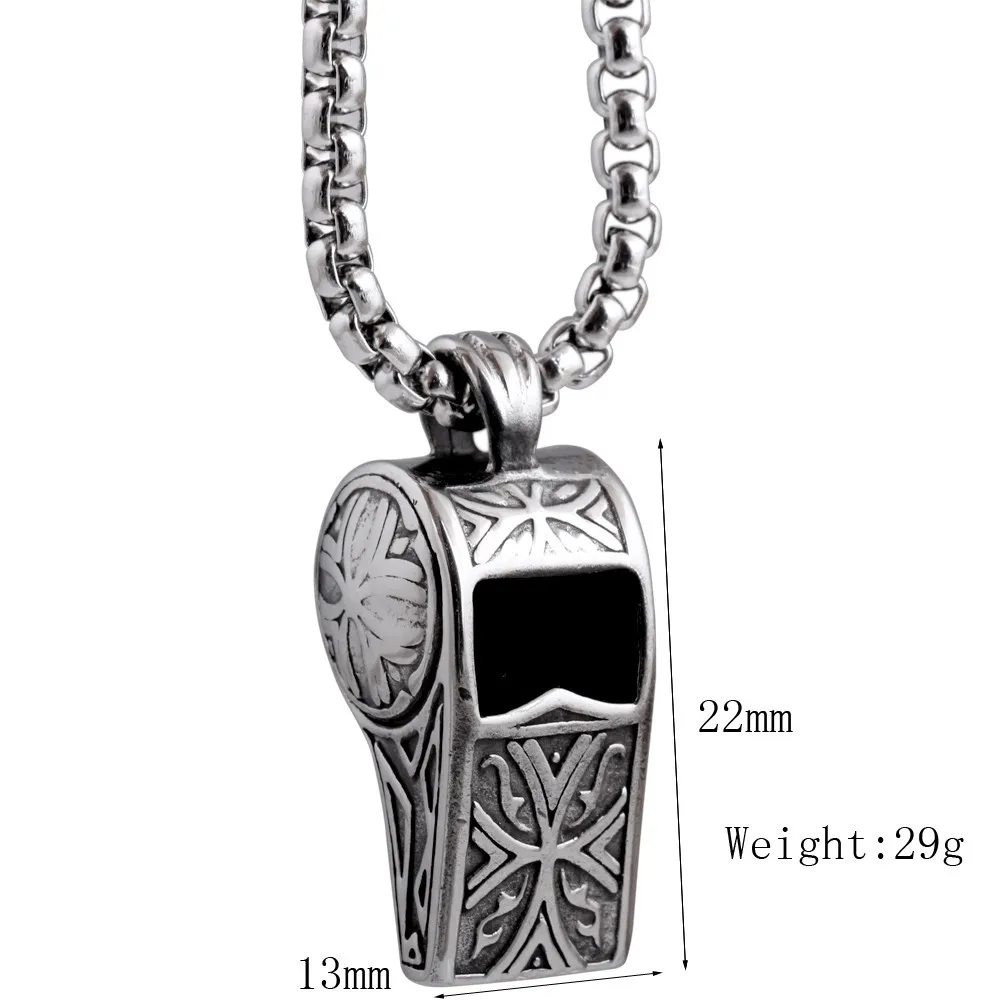 Fashion Whistle Shape Pendant Made Of Stainless Steel For Women and Man Jewelry pendant necklace | Украшения и аксессуары