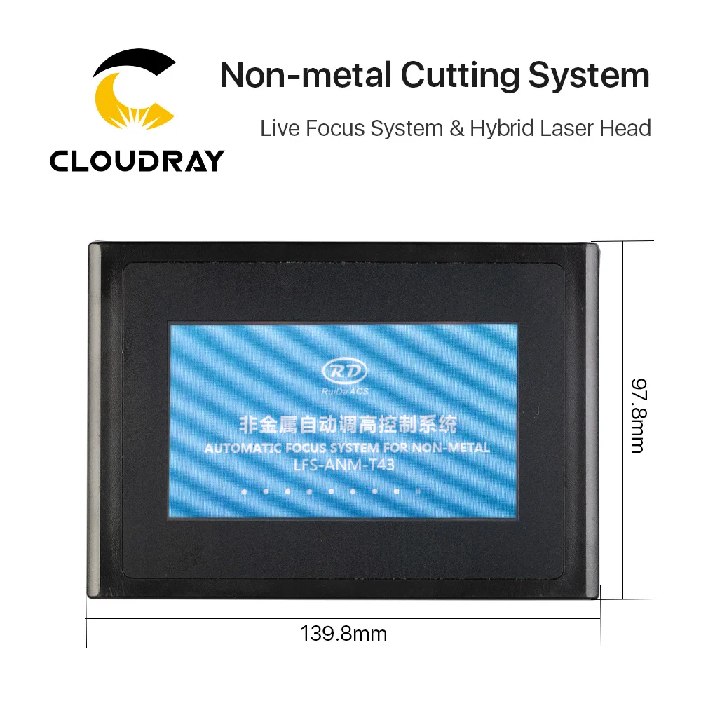 Cloudray Авто живой фокус Сенсор Системы LFS ANM T43 Hybird лазерной головки драйвер для