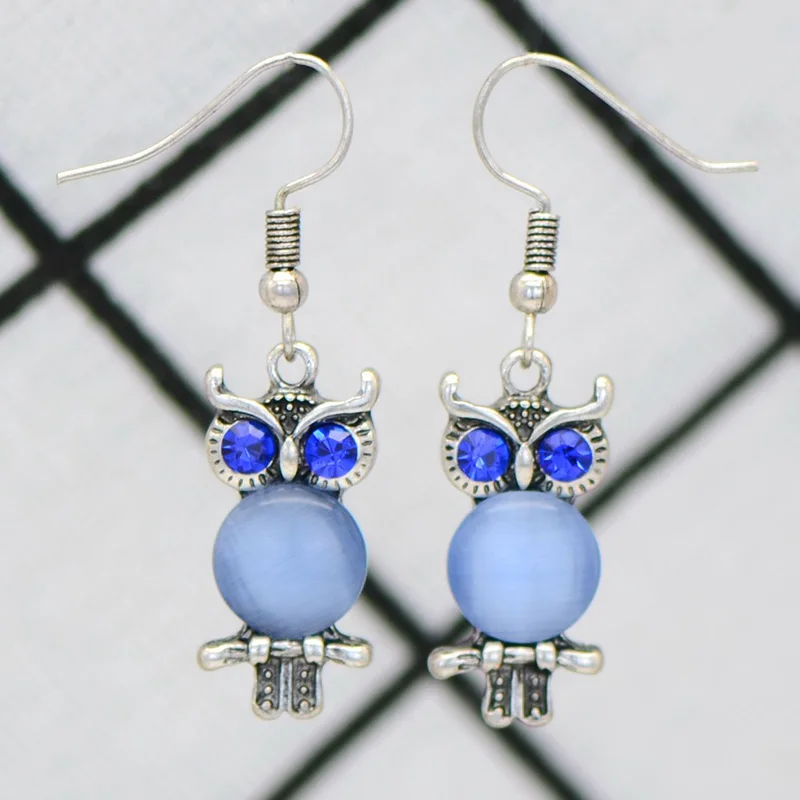 fashion vintage owl drop earrings for women | Украшения и аксессуары