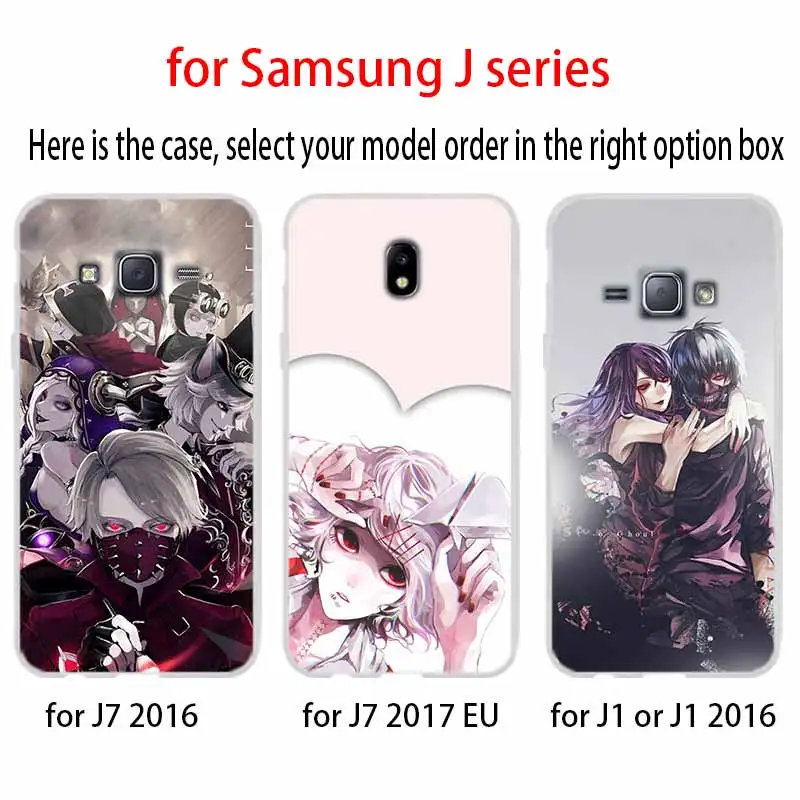 Телефон для Samsung Galaxy J6 J4 Plus J8 J3 J7 2018 J5 j7 2017 2016 j6 Prime чехол Tokyo Ghouls Anime|Бамперы| |
