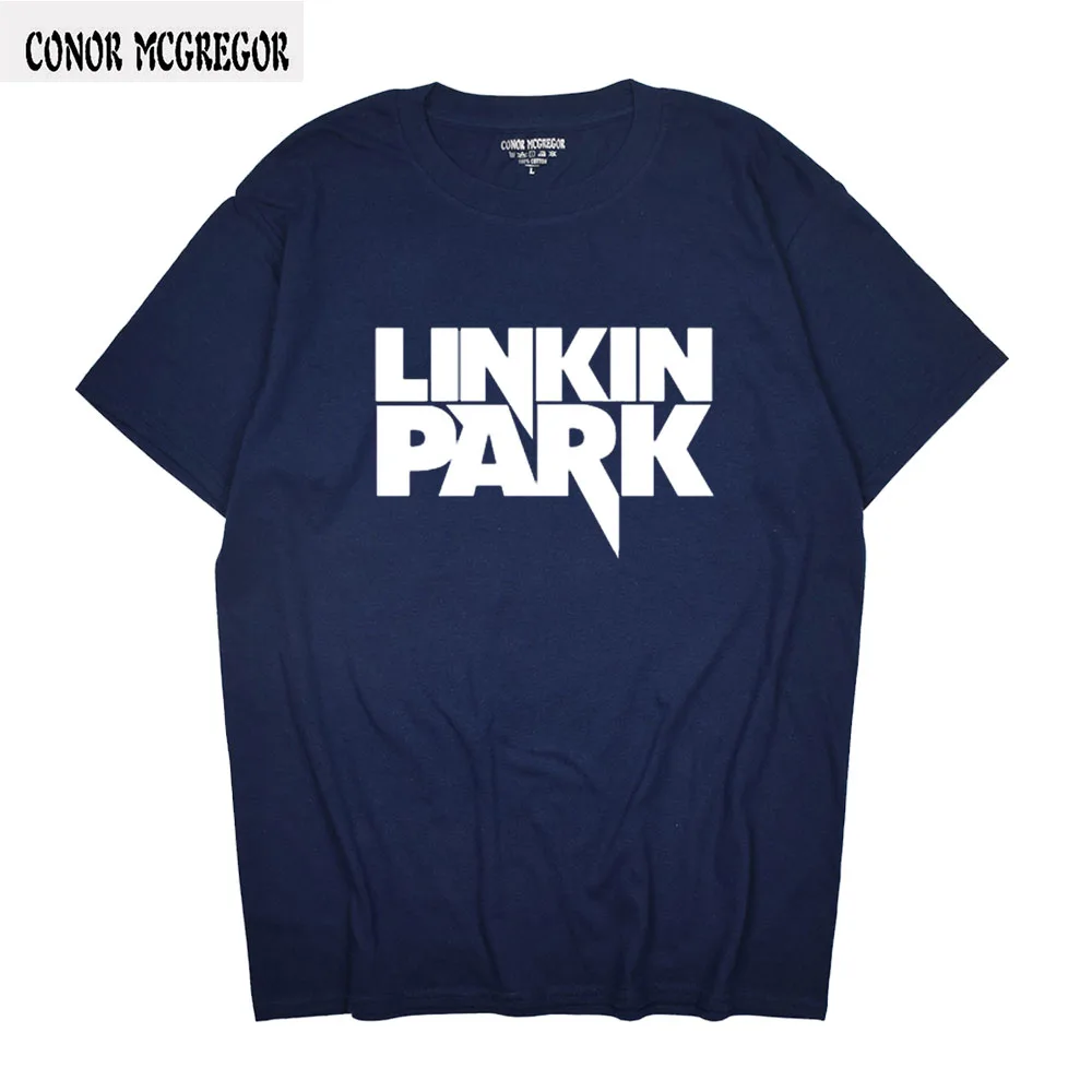 2018 летняя модная мужская футболка Lincoln LINKIN Park хлопок Linkin брендовая одежда