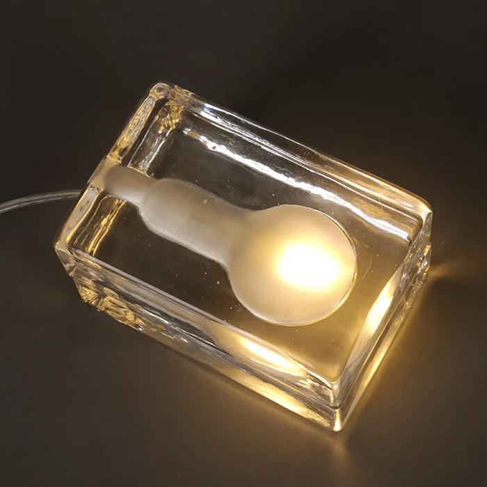 Marmenkina Ice Block Cube DIY Настольная и напольная лампа освещение для гостиной украшение