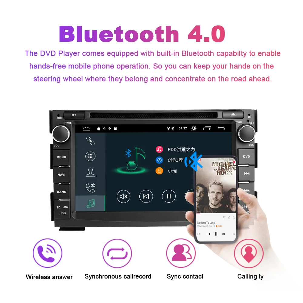 2 din Android 9,0 автомобильный Радио dvd-плеер мультимедиа для Kia Ceed 2010 2011 2012 Venga gps ГЛОНАСС Навигация Аудио головное устройство