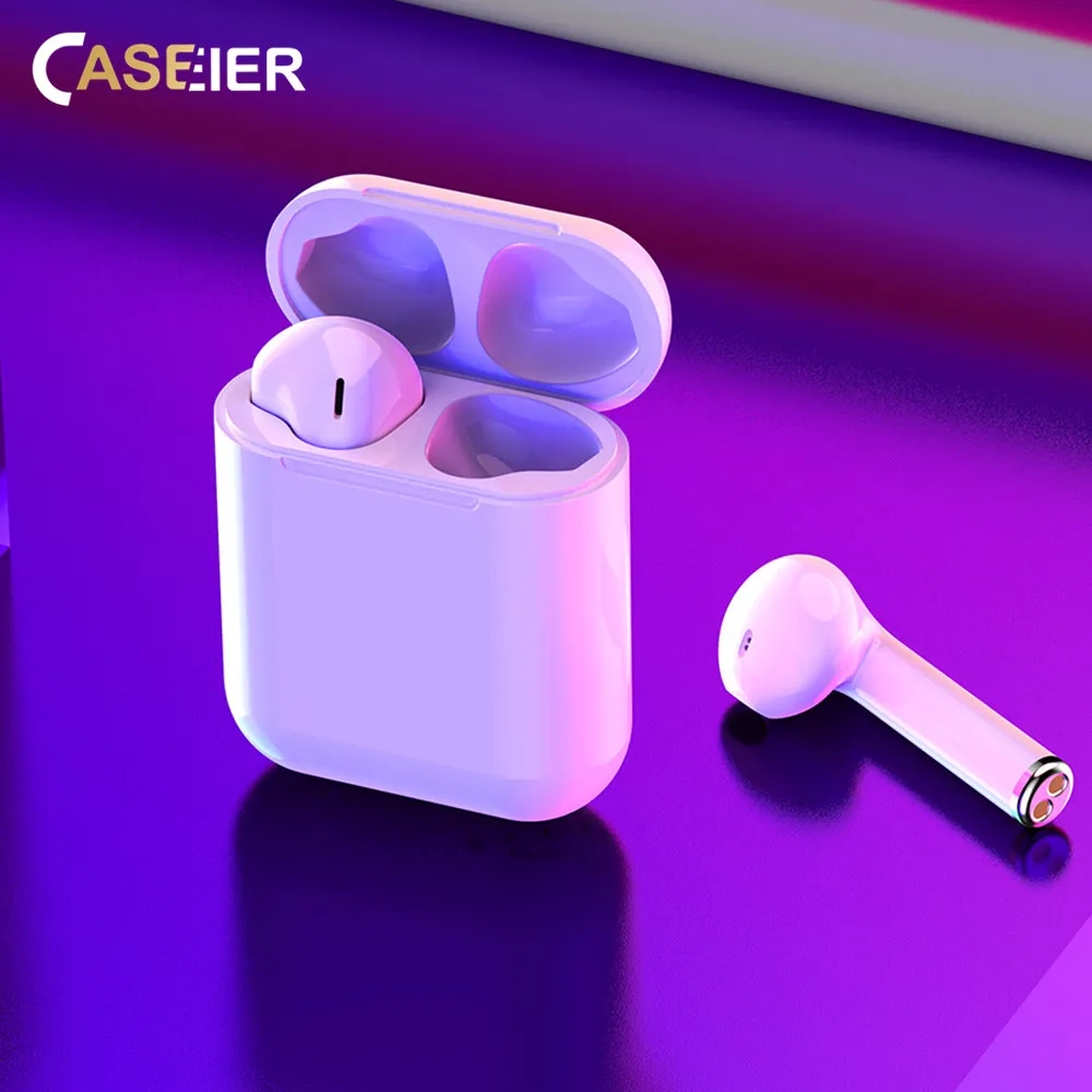 Caseier Новый I9S СПЦ мини беспроводной Bluetooth наушники с зарядным устройством