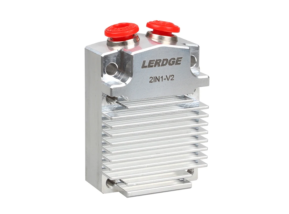 LERDGE 2IN1-V2 Hontend 2 насадки переключение цвета Hotend Diy kit части 3D принтера двойной цвет печатающая головка экструдер 0,4/1,75 мм подарок