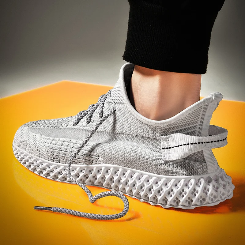 2019 New Trend Youth Men Leisure Running shoes Flying weaving Mesh Breathable Sneakers Boy Jogging Trekking Sports shoe Hot Sale | Обувь