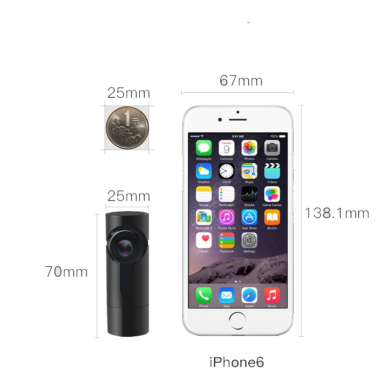 구매 G6 스마트 와이파이 DVR 360 도 무선 자동차 대시 캠, 1080P 풀 HD 야간 버전 운전 레코더 무료 DHL 배송