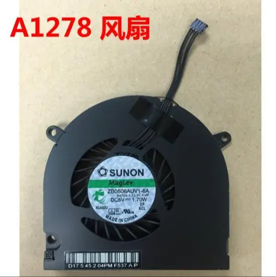 

Original Genuine For Macbook 13 Inch ZB0506AUV1-6A DC 5V 1.7W Notebook Cooling Fan