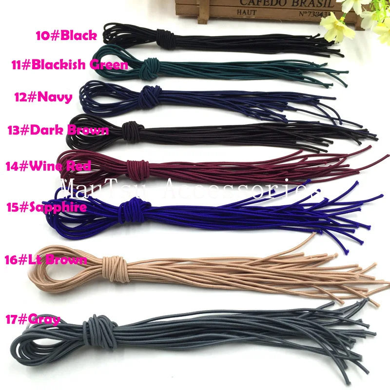 10 шт. детская эластичная лента для волос толщина 2 мм Длина 50 0 см |