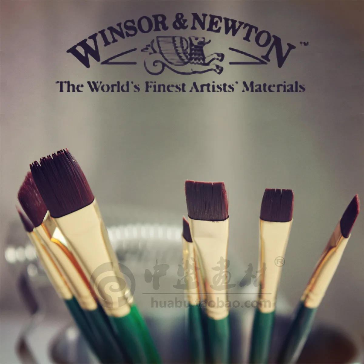 Winsor &amp Newton Экстра тонкий акрил масляная краска Бурш. художественная кисть набор.