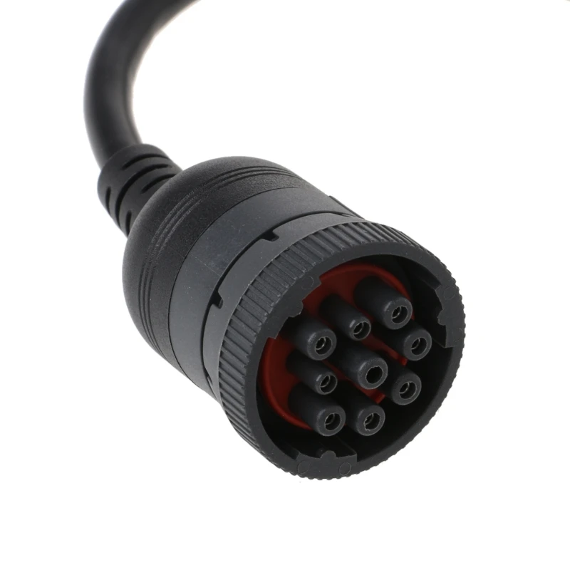 

Auto J1939 Deutsch 9 Pin to OBD2 OBD 16 Pin Truck Diagnistic Connector Cable