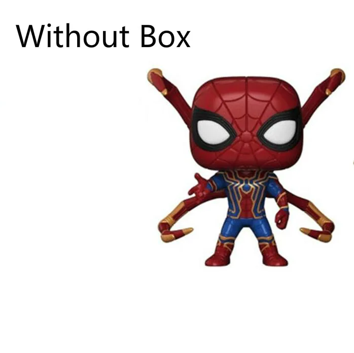 Funko Pop Человек-паук коллекционные игрушки Фигурка Человека-паука виниловая кукла модель игрушки - Цвет: No Box