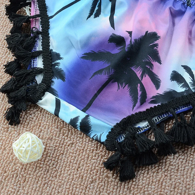 Детский купальник для девочек из 2 предметов Детские купальники одежда плавания