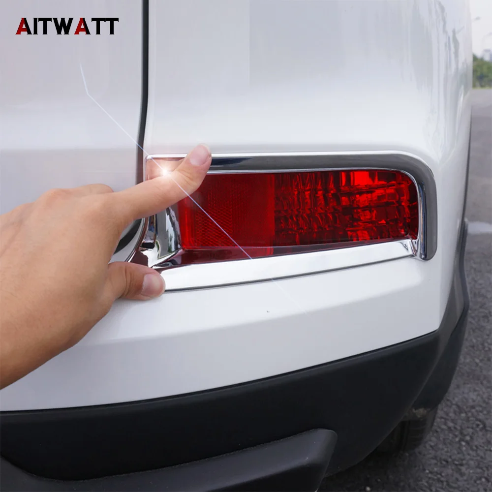 AIWATT для Honda CRV 2012 2016 ABS хромированный задний противотуманный фонарь накладка