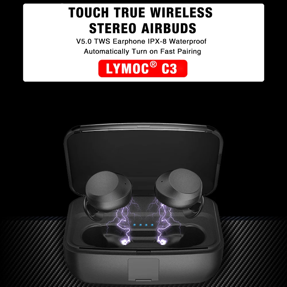 TWS наушники мини-стереонаушники Bluetooth 5 0 беспроводные Смарт Голосовое управление