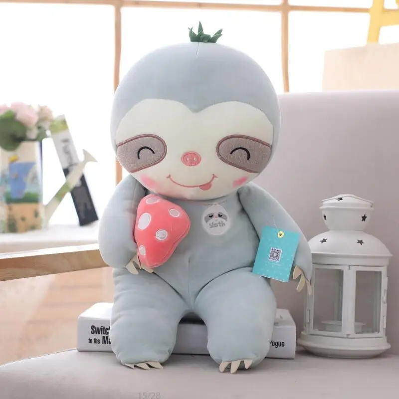 Зеленый Sloth Plush Toys Stuffed Animals Sloth Bear Doll Cute Toys For Children Kids Birthday Gifts - Цвет: Зеленый