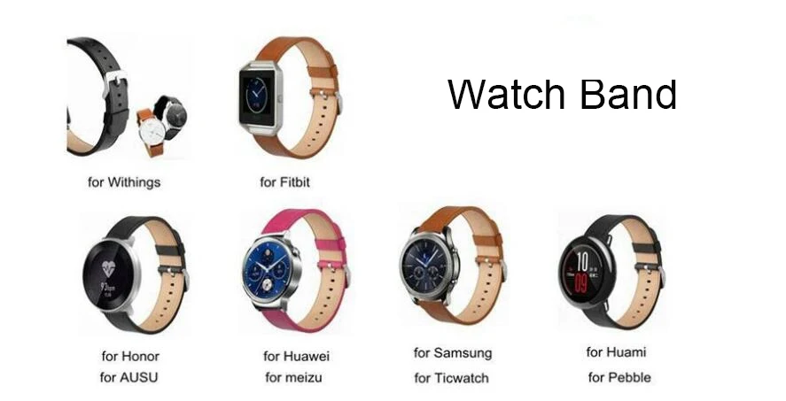 Умные аксессуары из натуральной кожи часы Tiwatch C2 с аксессуарами замена