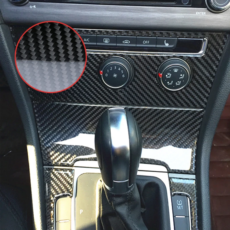 Автостайлинг MCrea для Volkswagen VW Golf 7 GTI GTE GTD MK7 2017 2013 отделочные наклейки центральная