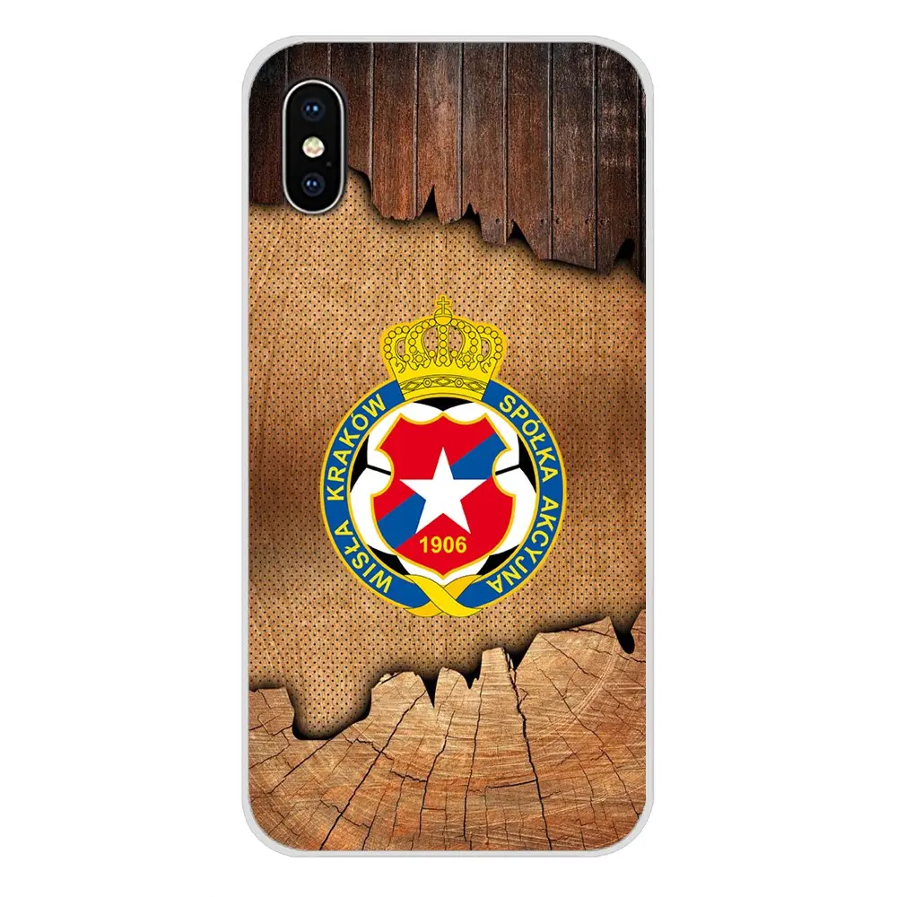 Футбольная команда Wisla Краковская мягкая прозрачная оболочка для Xiaomi Mi6 A1 5X 6X Redmi
