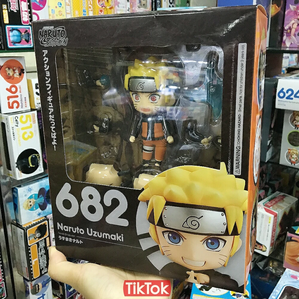 Nendoroid Наруто Узумаки Курама кьюби девять хвостатых лисиц Наруто Shippuden 682 мультяшная игрушка фигурка Модель Кукла подарок
