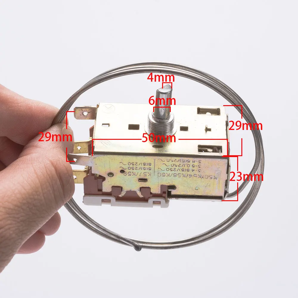 2 pins термостат холодильника 250V 50/60HZ морозильник переключатель регулятора температуры 2 средства ухода за кожей стоп-28C холодильник запасные части