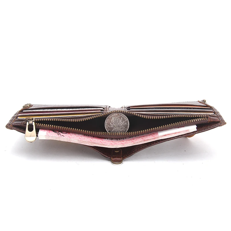 Новинка 2018 года маленький мужской кошелек из натуральной кожи фирменный дизайн с