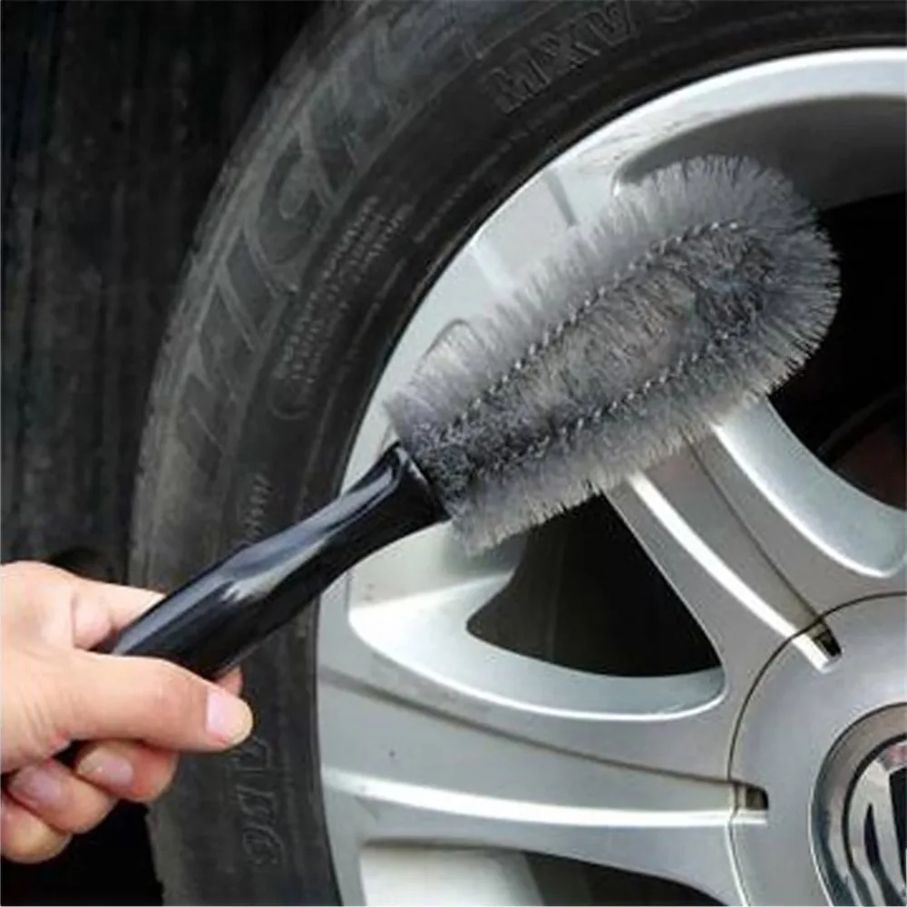 

1PCS Car Truck Motorcycle Bicycle Washing Cleaning Tool Wheel Tire Rim Scrub Brush Car Brush Tool A
