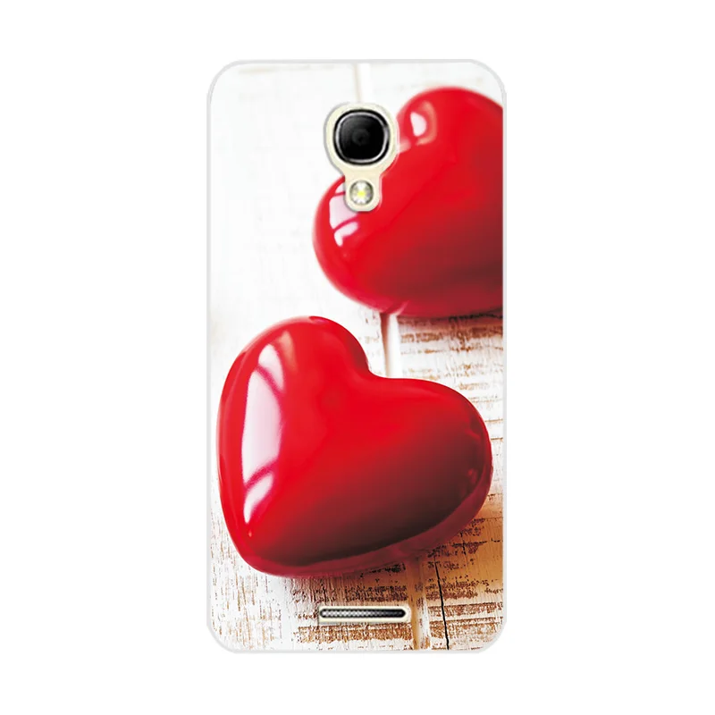 W73 Милый модный чехол для телефона для Alcatel One Touch Pixi 4 3g 5010D Love Heart задняя крышка для Alcatel Pixi4 5010 чехол-бампер - Цвет: W73
