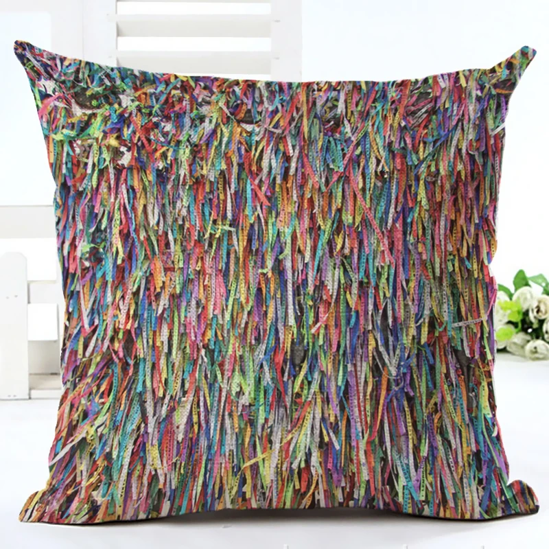 Горячая Распродажа Чехол на подушку с геометрическим узором в стиле ретро