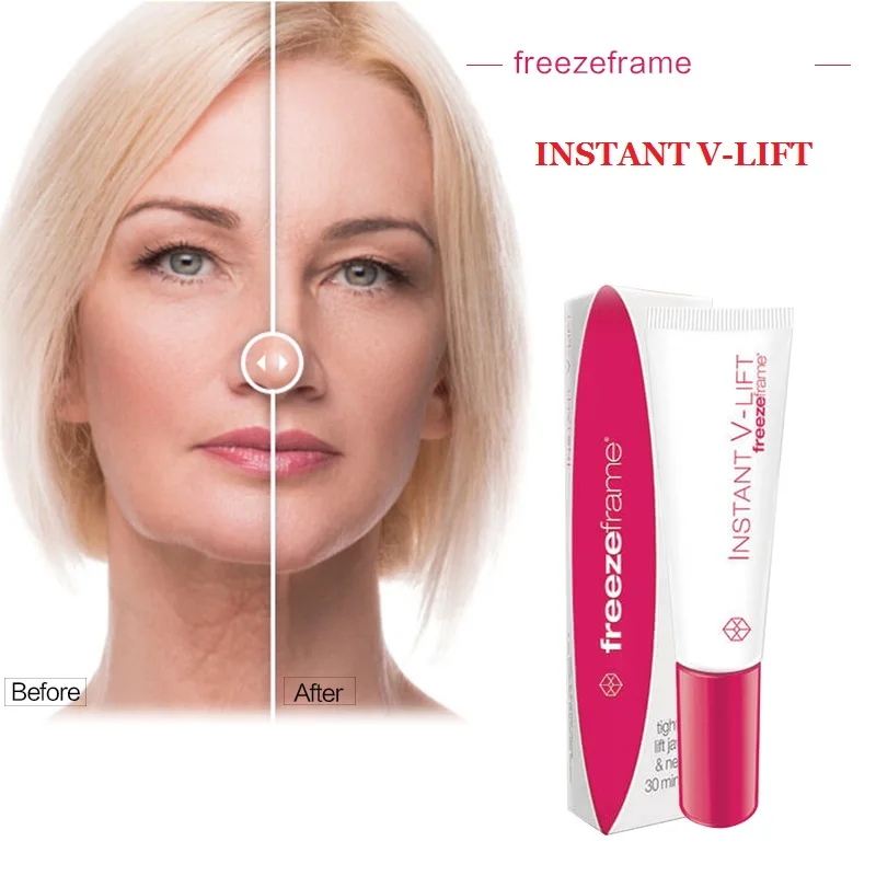 Австралийский крем Freezeframe для подтяжки шеи и подбородка снижения линии обвисшей